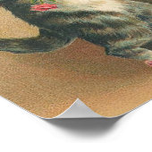 Poster Kitten vintage (Coin)