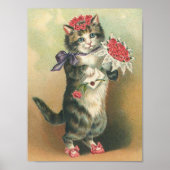 Poster Kitten vintage (Devant)