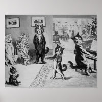 Kittens Violoniste, Louis Wain