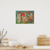 Poster Kitties et Poppies (Cuisine)