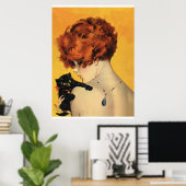 Poster kitty (Bureau à domicile)