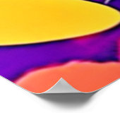 Poster Kitty Art coloré (Coin)