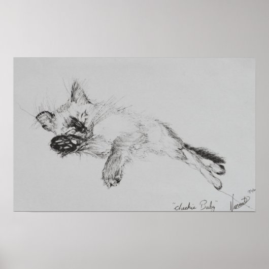 Poster Kitty 'Baby' (Devant)