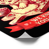 Poster Kitty Biscuits Bakery We Knead Em You Need Em Vale (Coin)