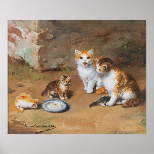 Poster Kitty Cats et Milk (Devant)