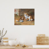 Poster Kitty Cats et Milk (Cuisine)