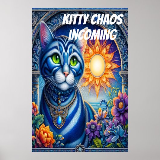 Poster Kitty chaos entrant (Devant)