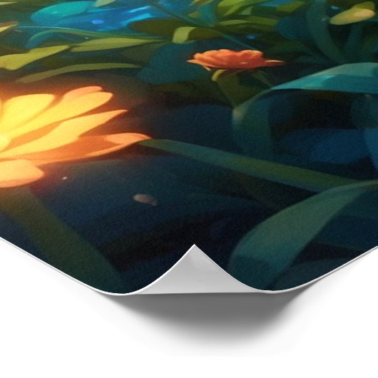 Poster *~* Kitty Chat 5:4 Feline Kitten Imaginaire célest (Coin)