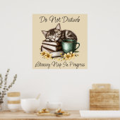 Poster Kitty de dormir Precious de dormir (Cuisine)