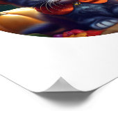 Poster Kitty fête Thanksgiving (Coin)