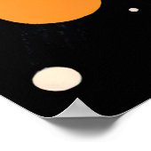 Poster Kitty girl lire un livre (Coin)