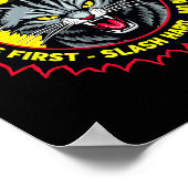 Poster Kitty Kai - Hiss First - Slash Hard - No Mousie!  (Coin)