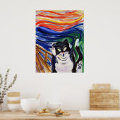 Poster Kitty Scream (Cuisine)