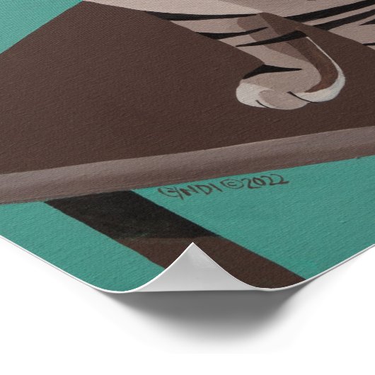 Poster Kitty Whimsical (Coin)