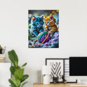 Poster Kitty Yarn (Bureau à domicile)