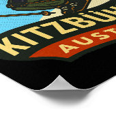 Poster Kitzbühel Autriche Ski (Coin)