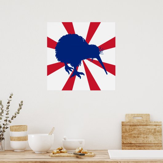 Poster Kiwi bleu (Cuisine)