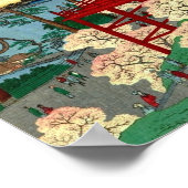 Poster Kiyomizu Hall et Shinobazu Pond à Ueno (Coin)