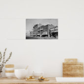 Poster Klamath Falls, OU Vue sur Main Street (Cuisine)