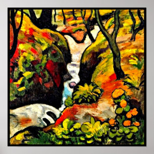 Poster-Klassieke/-Augustus Macke 102 Poster