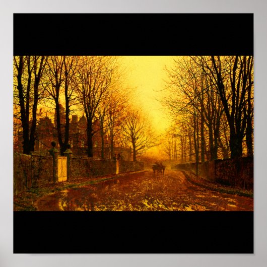 Poster-Klassieke/-John Atkinson Grimshaw 15 Poster (Voorkant)