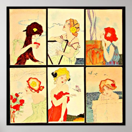 Poster-Klassieke/-Raphael Kirchner 26 Poster (Voorkant)