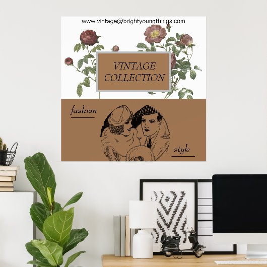 poster  kledingwinkel (Thuiskantoor)