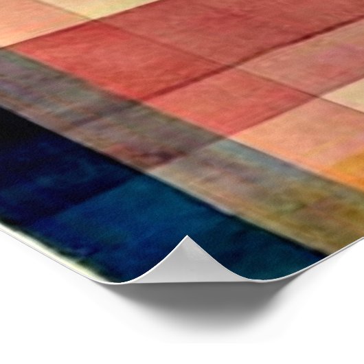 Poster Klee - Architecture de la plaine (Coin)