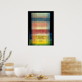 Poster Klee - Architecture de la plaine avec citation (Cuisine)