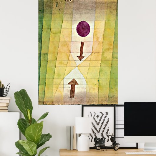 Poster Klee - Avant le Blitz (Bureau à domicile)