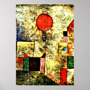 Poster Klee - Balloon rouge