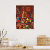Poster Klee - Castle and Sun (Cuisine)