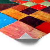 Poster Klee - Château et Soleil (Coin)