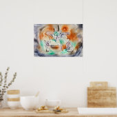 Poster Klee - Chien Hurleur (Cuisine)