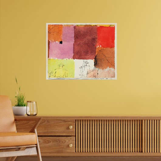 Poster Klee - Composition avec personnages, (Salon 2)