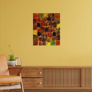 Poster Klee - Composition cosmique