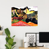 Poster Klee - Dans la carrière (Bureau à domicile)