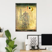 Poster Klee - Départ du fantôme (Bureau à domicile)