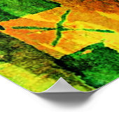 Poster Klee - Domes rouges et blancs, (Coin)