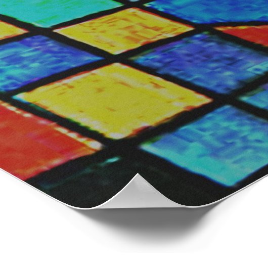 Poster Klee - Façade en verre (Coin)