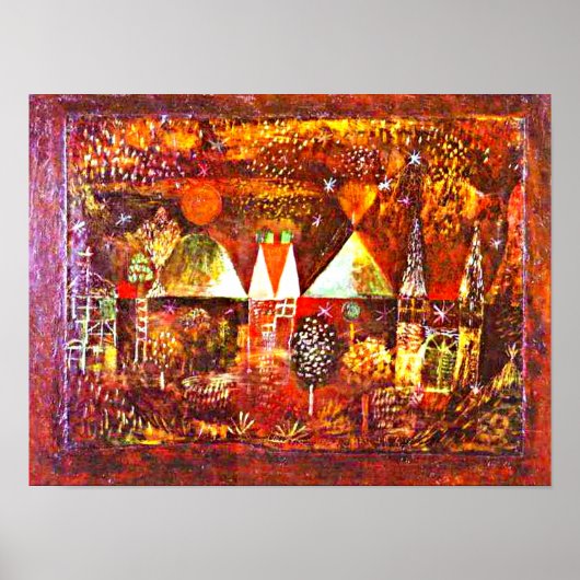 Poster Klee - Festivité Nocturne (Devant)