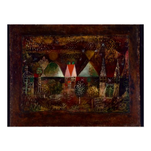 Poster Klee - Fête de nuit (Devant)