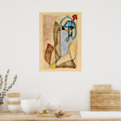 Poster Klee - Fleur en mars, art abstrait (Cuisine)