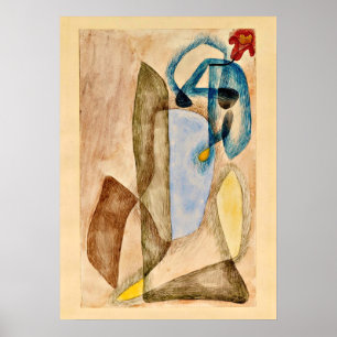 Poster Klee - Fleur en mars, art abstrait