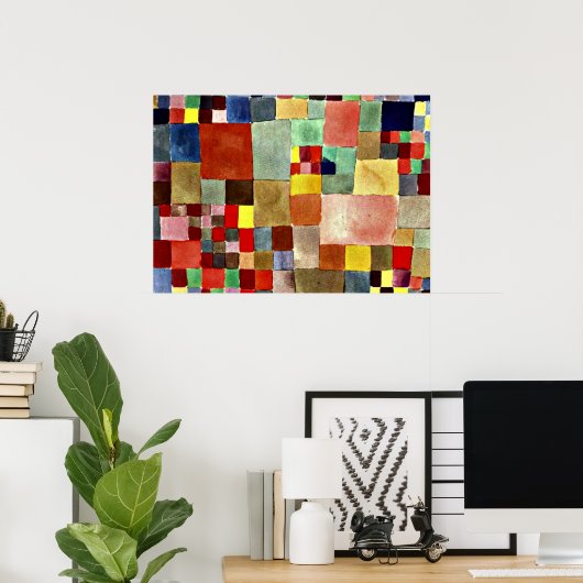 Poster Klee - Flore sur sable (Bureau à domicile)