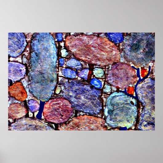 Poster Klee - Forêt Colorée (Devant)