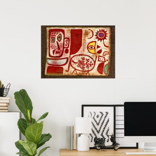 Poster Klee - Intoxication (Bureau à domicile)