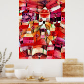 Poster Klee - Jardin Rose (Cuisine)