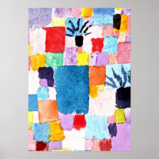 Poster Klee - Jardins du Sud (Devant)