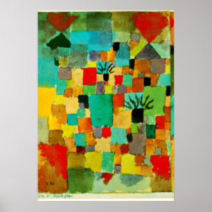 Poster Klee - Jardins Tunisiens du Sud-1919